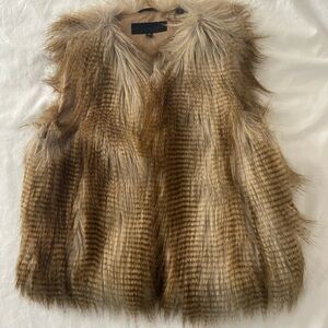 Steve Madden faux fur vest.